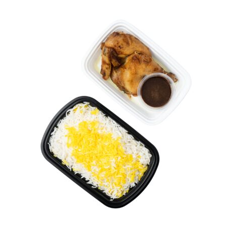 Akbar Joojeh with Pomegranate molasses