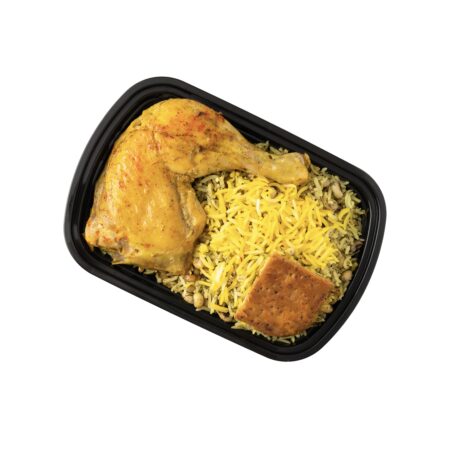 Shevid Loobia Shirazi With Saffron Chicken